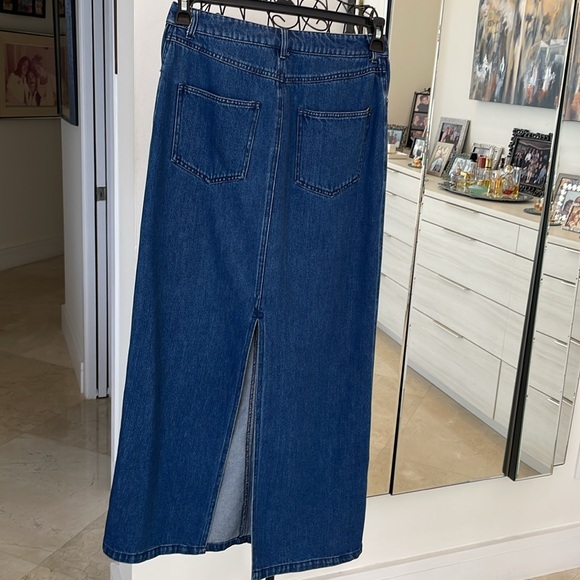 NWT STEVE MADDEN DENIM MIDI SKIRT - Picture 3 of 8